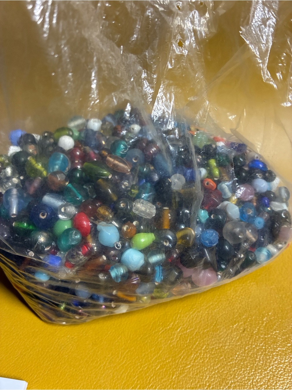 Assorted Multicolor Glass Beads for Mobile Accessories and Crafts